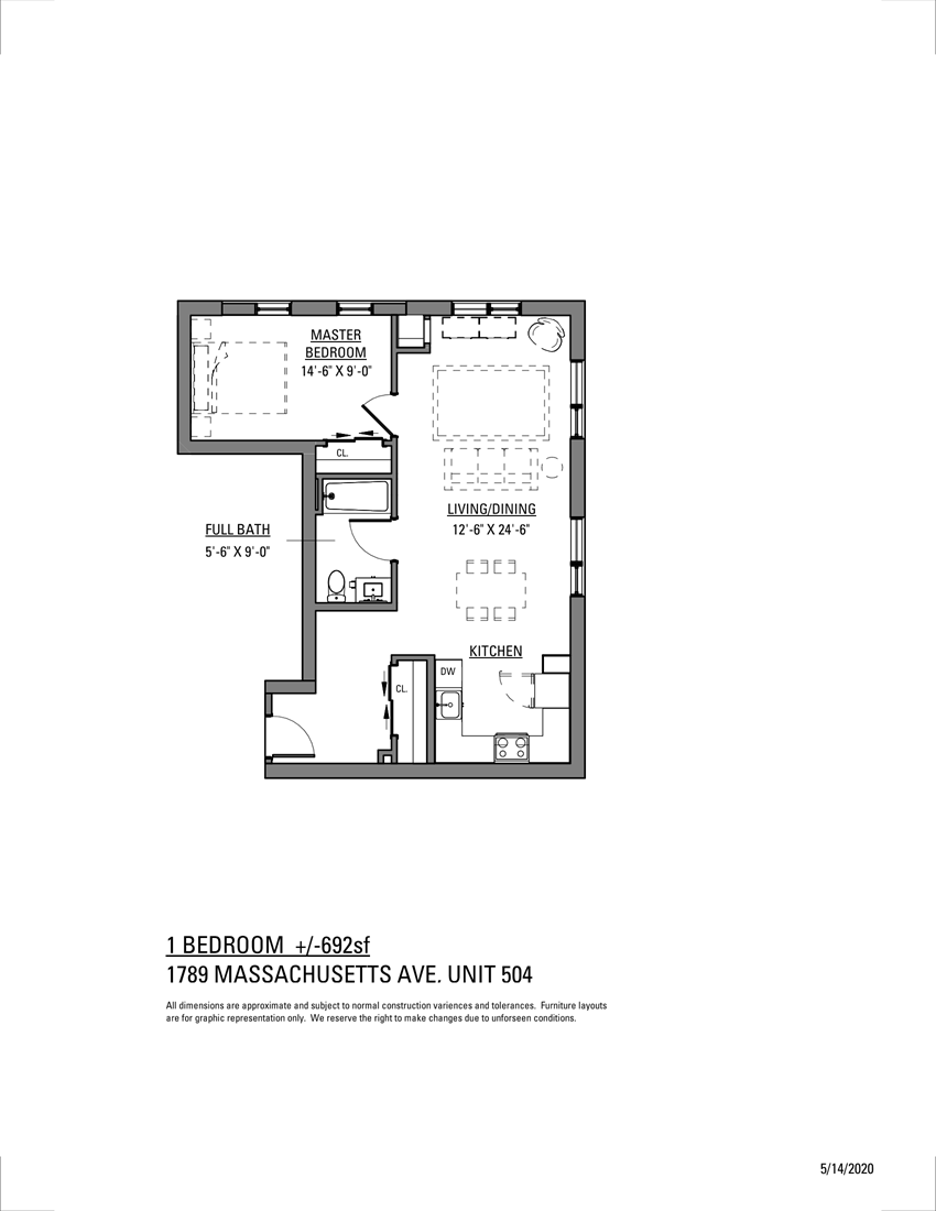 1789 MASSACHUSETTS, UNIT 504
